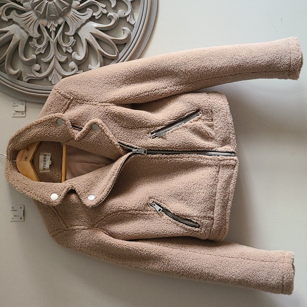 Teddy sherpa Coat, size S